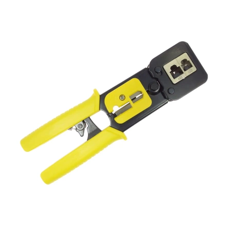 Zaciskarka złączy modularnych przelotowych RJ45, RJ12, RJ11, HS2186C