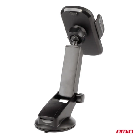 Uchwyt do samochodu na telefon szybę kokpit regulowany AMIO-04135