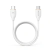 Kabel USB-C - USB-C, 60 W, 1,5 m, biały, Miccell, MIC-004051