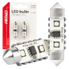 Żarówka samochodowa LED CANBUS Festoon C5W 41mm 12V / 24V AMIO-04250, 2szt