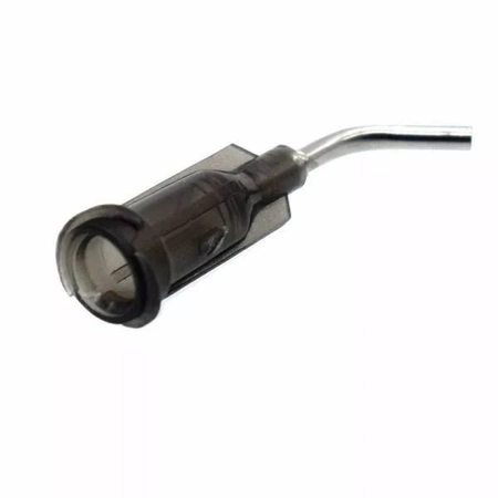 Igła dozująca zakrzywiona, (1.2mm) 16G do kleju - pasty - topnika