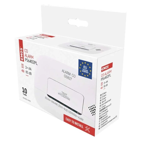 Detektor tlenku węgla GS827 PL