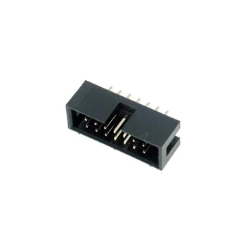 Wtyk IDC 14-stykowy prosty do montażu na PCB, raster 2,54 mm ze złoconymi stykami, Z-WS14G