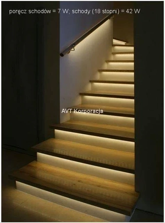 Profil MICRO-ALU, aluminium, osłonka przezroczysta, 1m