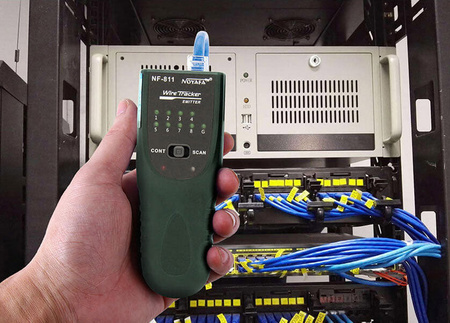 Szukacz par przewodów, Tester LAN (RJ45 RJ11) Noyafa NF811