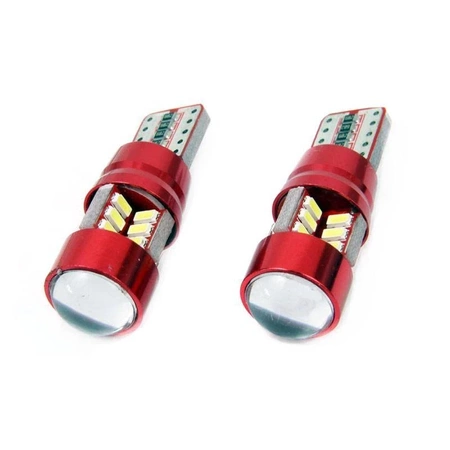 Żarówka samochodowa LED CANBUS T10e (W5W) 12V/24V, 2szt