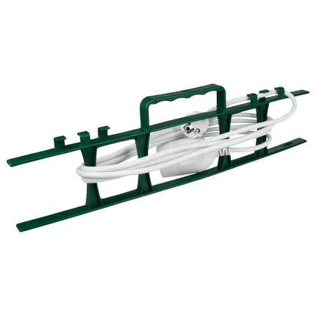 Nawijak na kabel przedłużacza. kolor zielony, 47x9cm