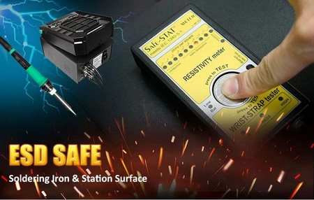 Stacja lutownicza z odsysaczem i dodatkową lutownicą Proskit SS-988B