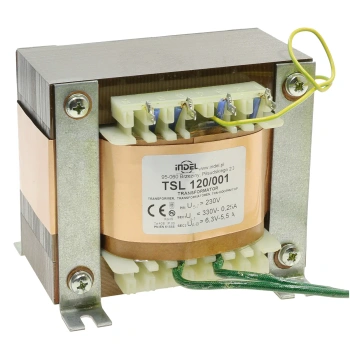 Transformator sieciowy lampowy TSL 120/001, 120VA, 330V + 6,3V, 5,5A, Indel