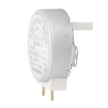 Silnik napędu talerza kuchenki mikrofalowej 220–240 V AC, 4/4,8 obr./min, wrzeciono 7 mm ścięte, typ 50TYZ-0.1B27