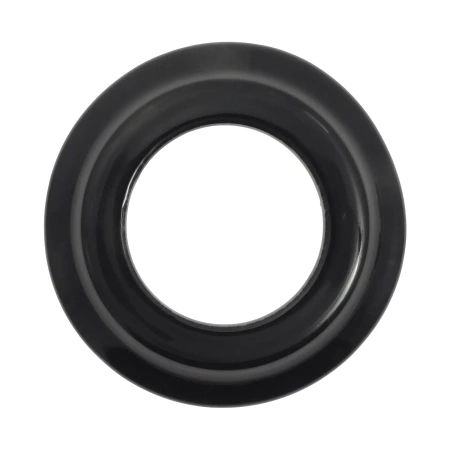 Gniazdo Ethernet Cat6 x2 okrągłe z ramką, czarne, montaż podtynkowy, Ceramic Loft