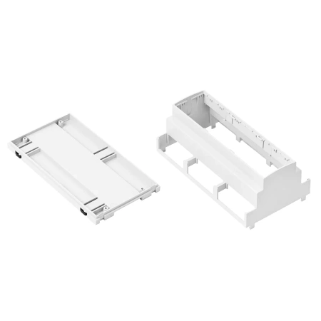Obudowa modułowa na szynę DIN ZD1009J, 89,8 × 159,8 × 65,2 mm, ABS, szara, Kradex