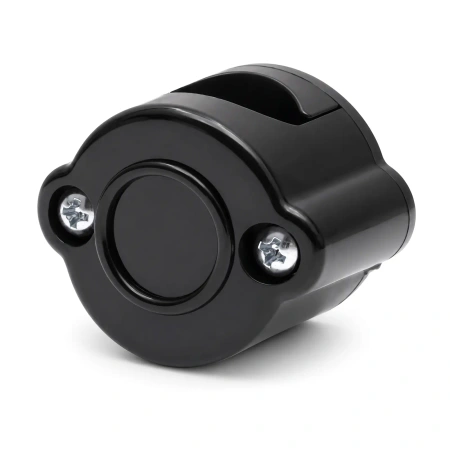 Uchwyt kabla plastikowy 42×32 mm natynkowy czarny - Retro PRL