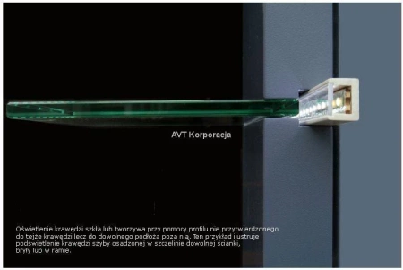 Profil PDS MDF, osłonka mleczna, 1m