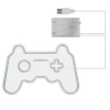Neon LED "gamepad", dekoracja LED 41x27,5cm zasilanie z baterii lub USB