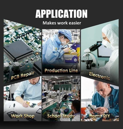 Stacja lutownicza hotair 700W 120L/min + lutownica 60W SS-979B Proskit