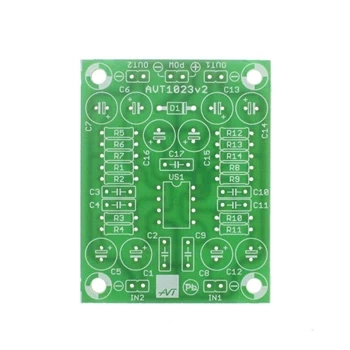 Przedwzmacniacz gramofonowy stereo o charakterystyce RIAA - PCB do projektu AVT 1023