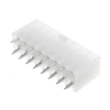 Wtyk ATX 16-stykowy męski prosty do montażu na PCB, raster 4,20 mm, biały, KWM4505-16S