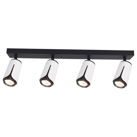 Kinkiet GU10 LED x4 biały+czarny, XUDO IK264W
