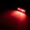 Lampa obrysowa LED czerwona 6 diod 12/24 V, klosz przyciemniany DARK - L1322