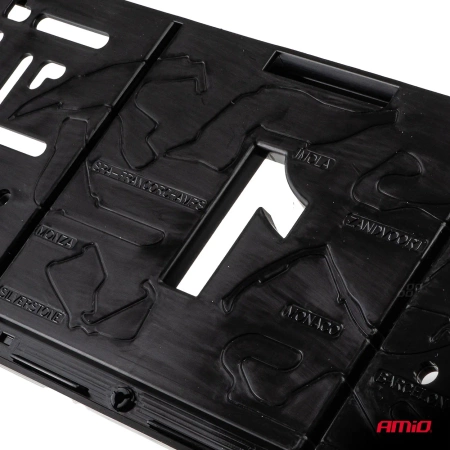 Ramka tablicy rejestracyjnej 520x110mm EU AMIO 04780