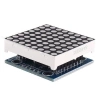 Matryca LED 8x8 + sterownik MAX7219 - LED czerwone - moduł do Arduino