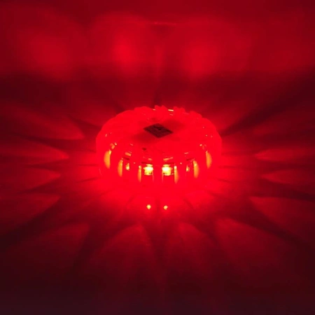 Samochodowe światło bezpieczeństwa z magnesami. Ostrzegawcza flara LED, 80lm