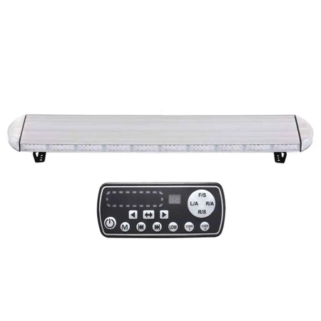 Belka ostrzegawcza LED na dach pojazdu, 150 cm, 116W, światło pomarańczowe, wsporniki, TA2, BLK0027-2