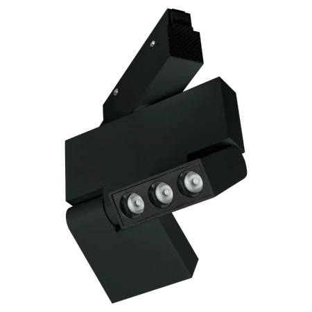 Reflektor szynowy magnetyczny liniowy podwójny regulowany 6W 480lm 4000K czarny M-LINE