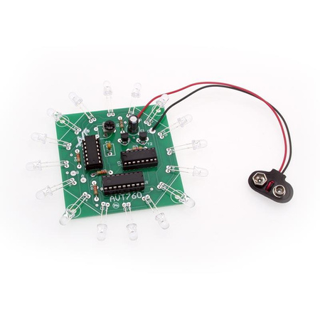 Policyjny kogut niebieski - zlutowany KIT AVT 760