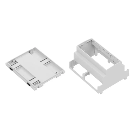 Obudowa modułowa na szynę DIN ZD1006J, 90 × 107 × 65,2 mm, ABS V0, jasnoszara, Kradex