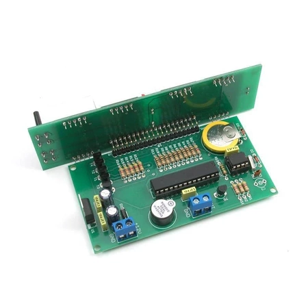 Zegar LED z budzikiem, czerwony wyświetlacz - zlutowany KIT AVT 1832/R