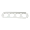 Ramka ceramiczna biała 4-modułowa Ceramic Loft R204