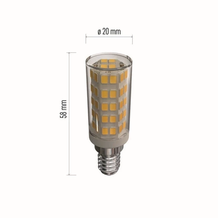Żarówka LED E14 do okapu, 4,5 W, ciepła biel, 465 lm, EMOS ZQ9140