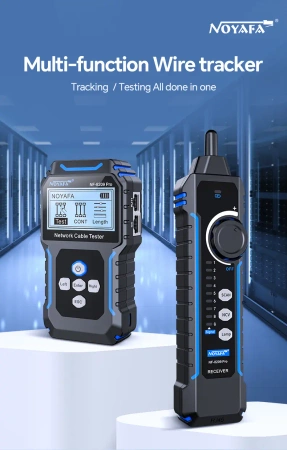 Profesjonalny tester kabli sieciowych, Tester LAN Noyafa NF-8209 PRO
