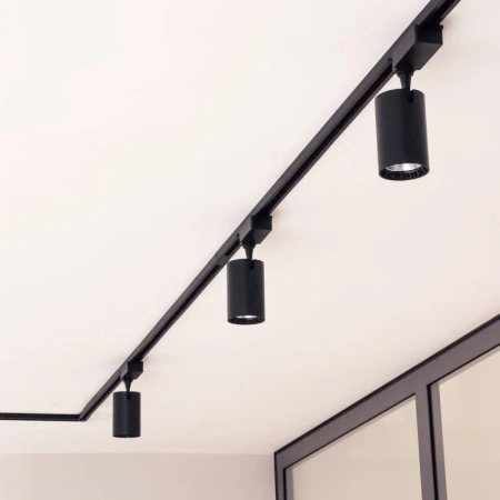 Reflektor szynowy LED 5W, 497lm, 4100K, czarny