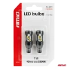 Żarówki LED W16W T15 CANBUS 12/24 V, 45 diod SMD 2016, światło białe, 2 szt. - AMiO 04992