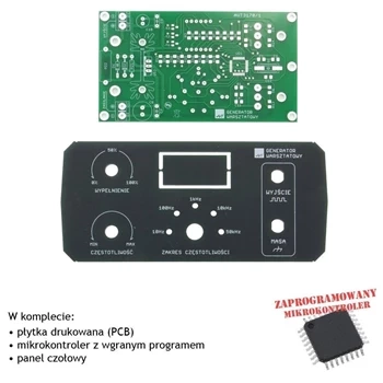 Generator warsztatowy, PCB i mikroprocesor do projektu AVT3170