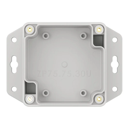 Obudowa hermetyczna z uchem ZP75.75.45 jasnoszara ABS