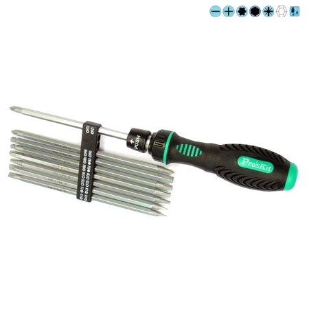 Wkrętak z wymiennymi trzpieniami, Proskit SD-9816