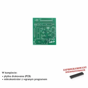 Regulator obrotów silnika modelarskiego do modeli RC, PCB i mikroprocesor do projektu AVT2839