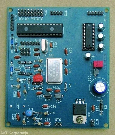 Analizator obwodów urządzeń radiotechnicznych - przystawka do PC, PCB do projektu NWT7