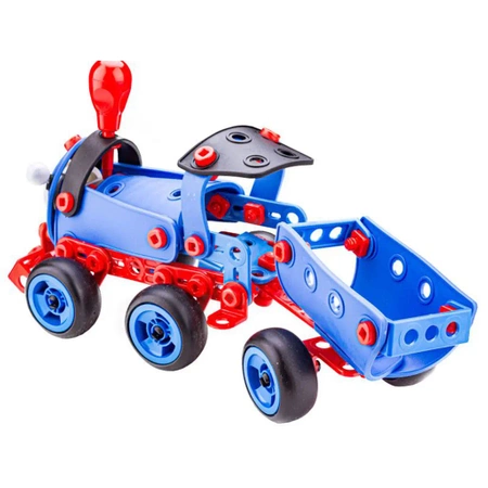 Klocki konstrukcyjne elastyczne: Maszyny 6w1 142 elementy