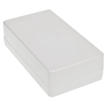 Obudowa uniwersalna Z78J, 84,5 × 154 × 42,5 mm, ABS, jasnoszara, z panelami bocznymi, Kradex