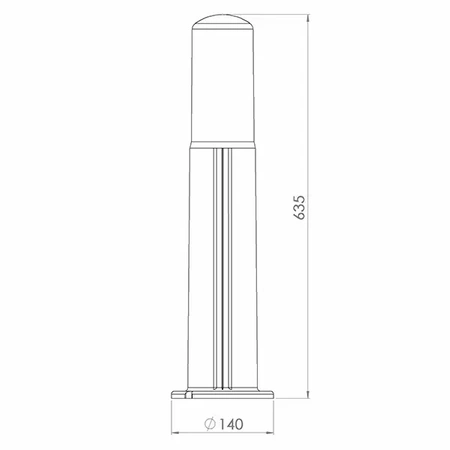 Słupek Ogrodowy Polar 55cm