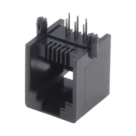 Gniazdo RJ 6P6, mini do druku