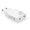 Ładowarka sieciowa GaN 45W 2x USB-C PD - super slim everActive SC-465Q