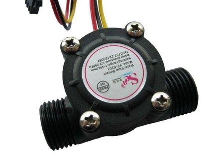 Czujnik przepływu cieczy, wody 1-30l/min - 1/2' - przepływomierz YF-S201
