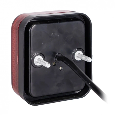 Lampa przeciwmgielna LED prostokątna L2503 12/24V IP67 R10 R148 – czerwona 16 LED