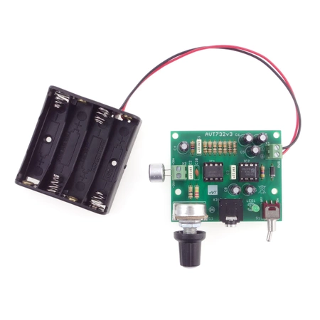 Whisper - łowca szeptów. Superczuły podsłuch przewodowy - zlutowany KIT AVT 732